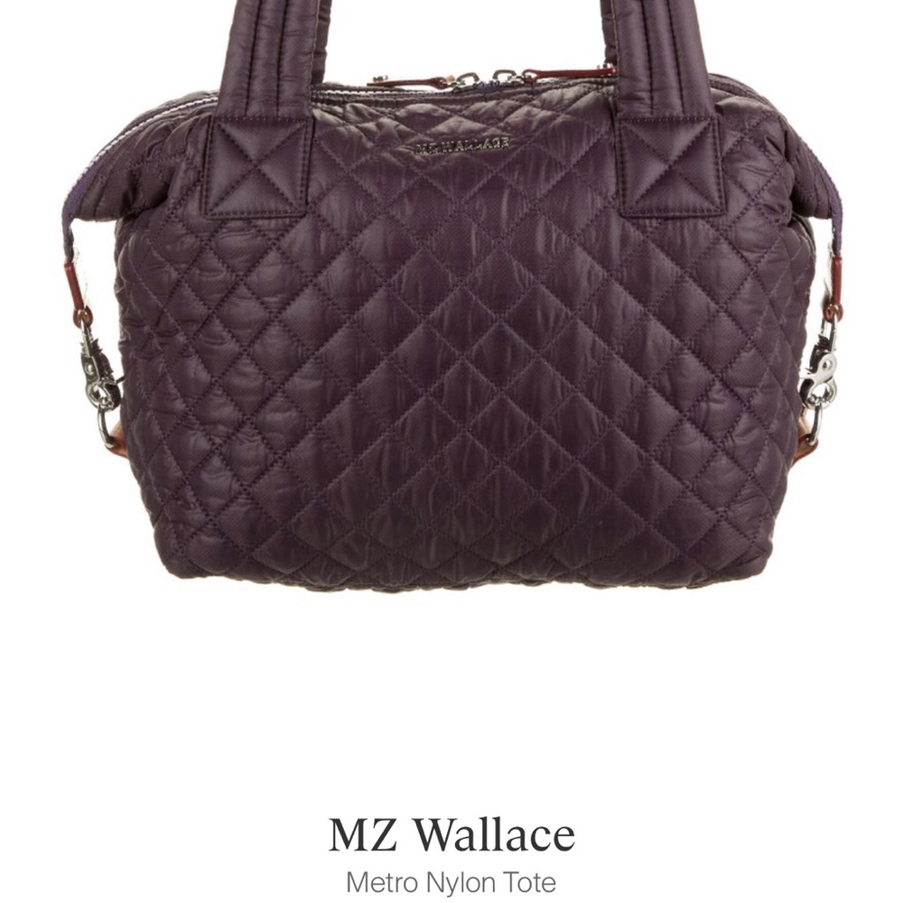 MZ Wallace Metro Plum Tote